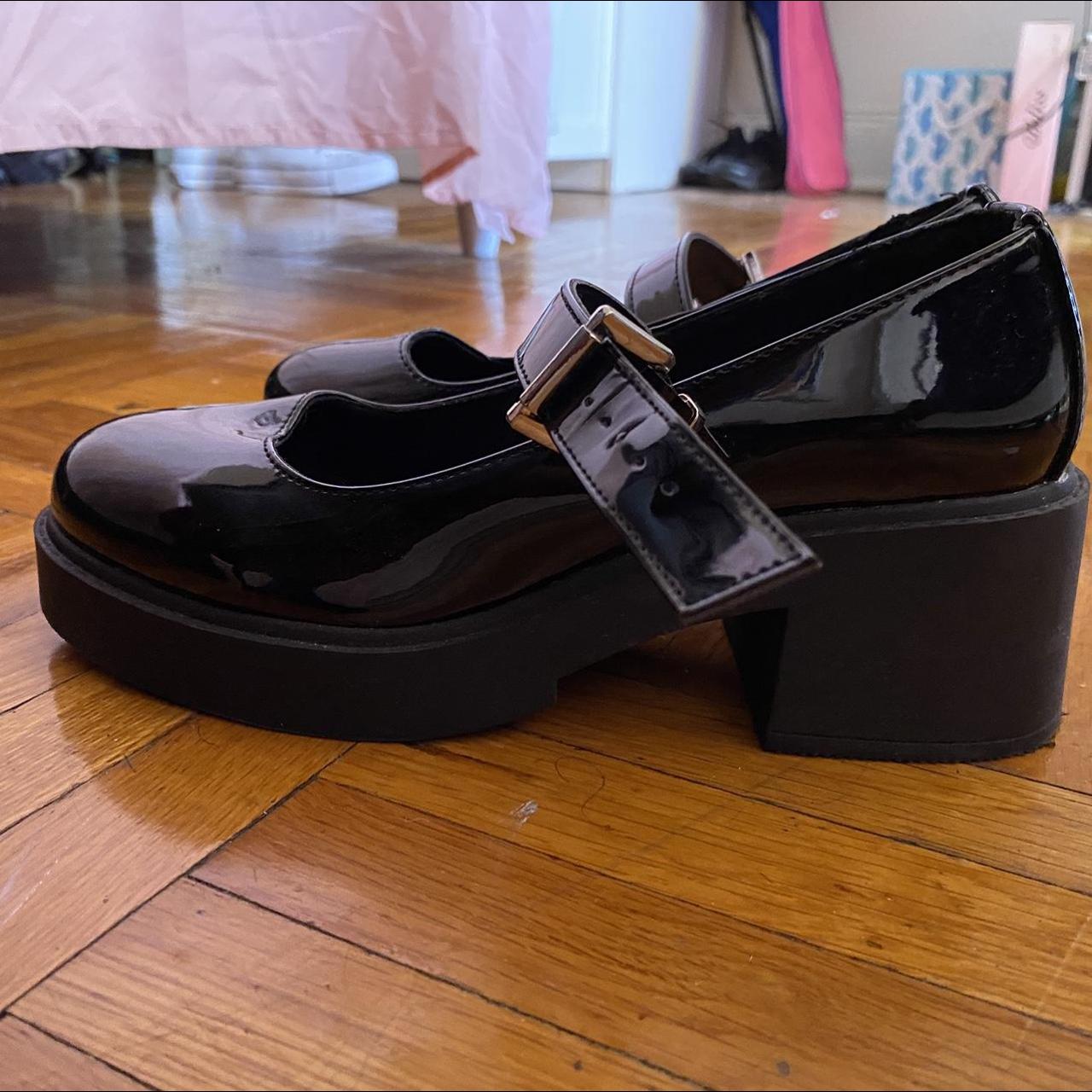 asos mint mary janes