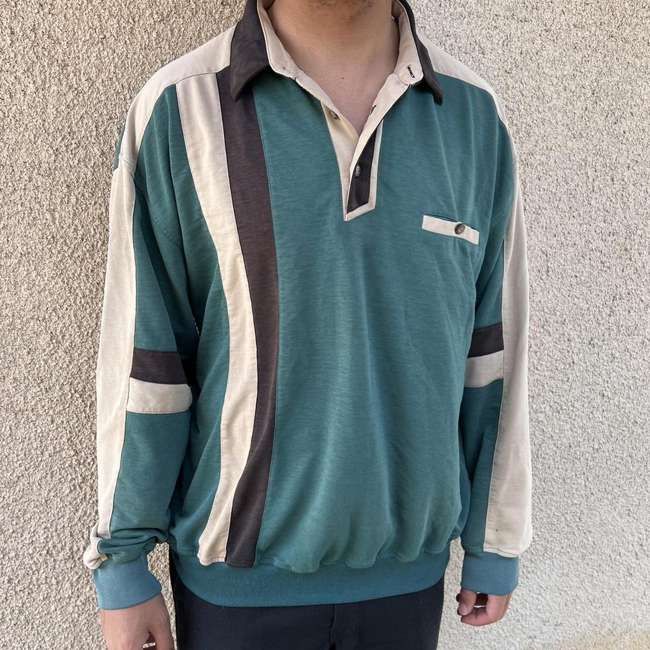 American Classics Men's Green and Blue Polo-shirts (4)