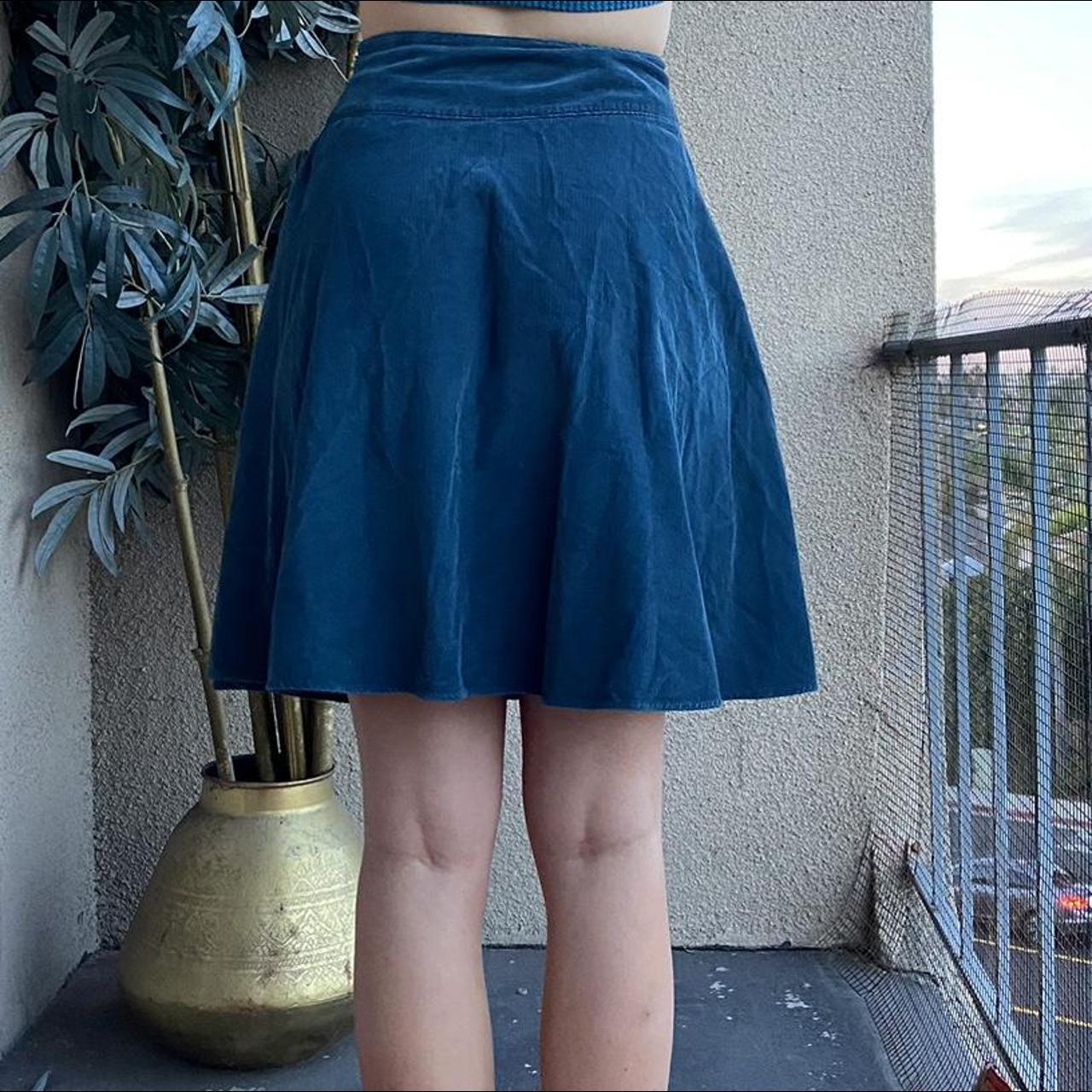 Talbots Women's Blue and Navy Skirt (3)