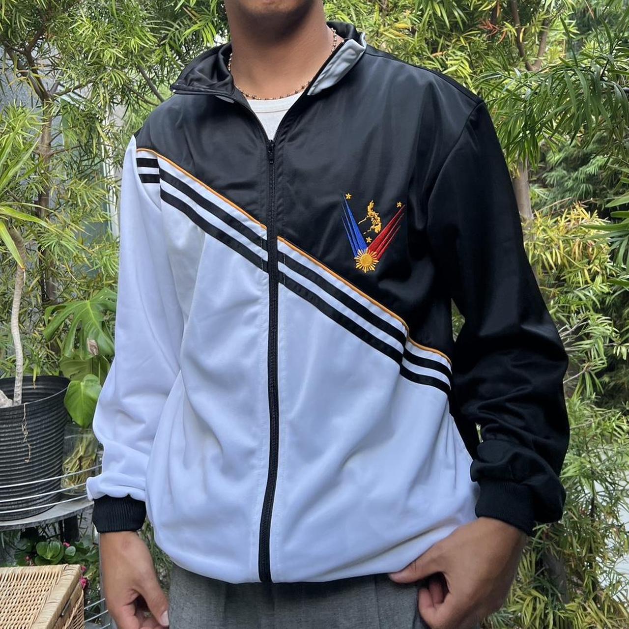 Vtg Philippines embroidery track jacket zip up | Depop Vtg Philippines embroidery track jacket zip up | Depop
