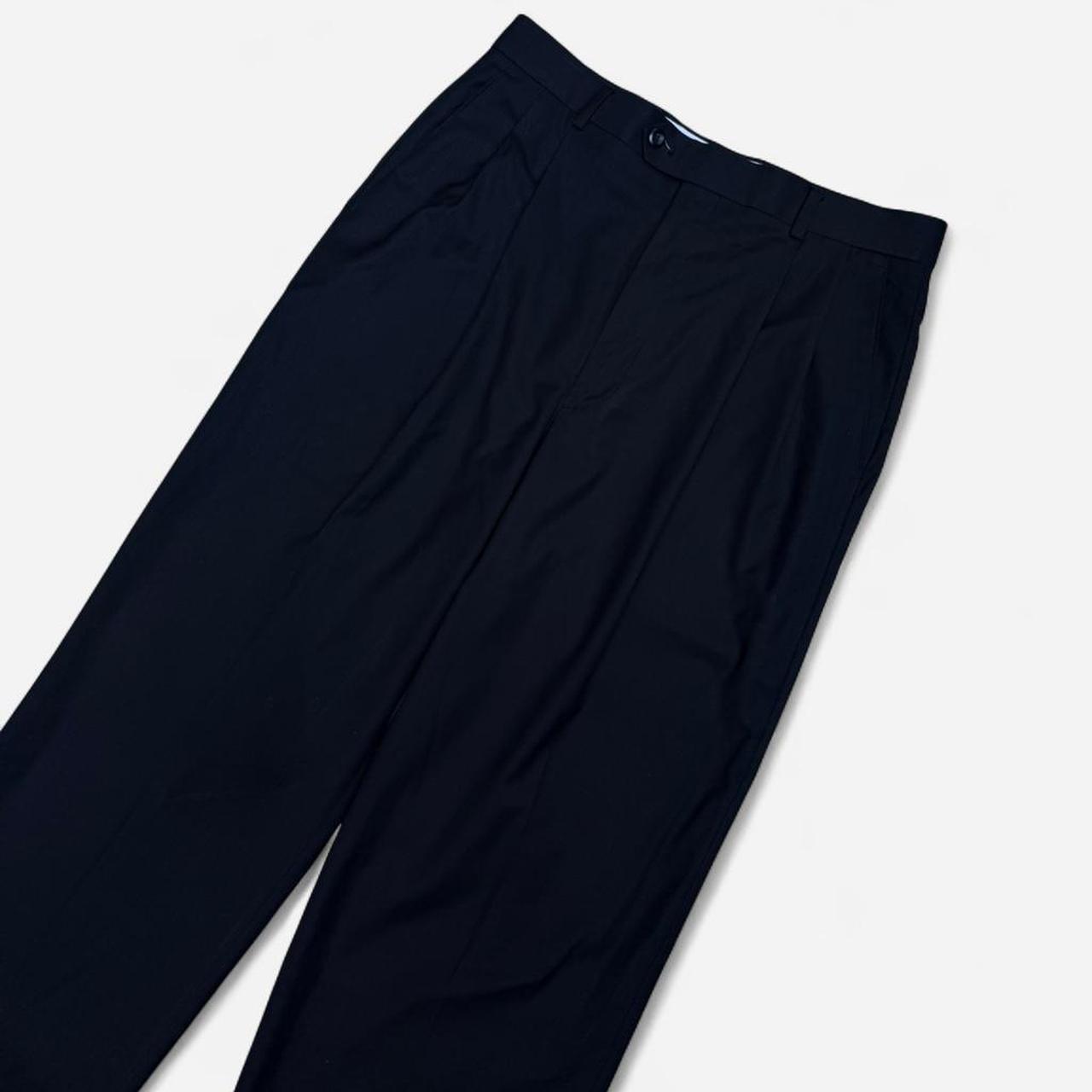Louis Raphael Men's High waisted Pants - Black - … - image 2