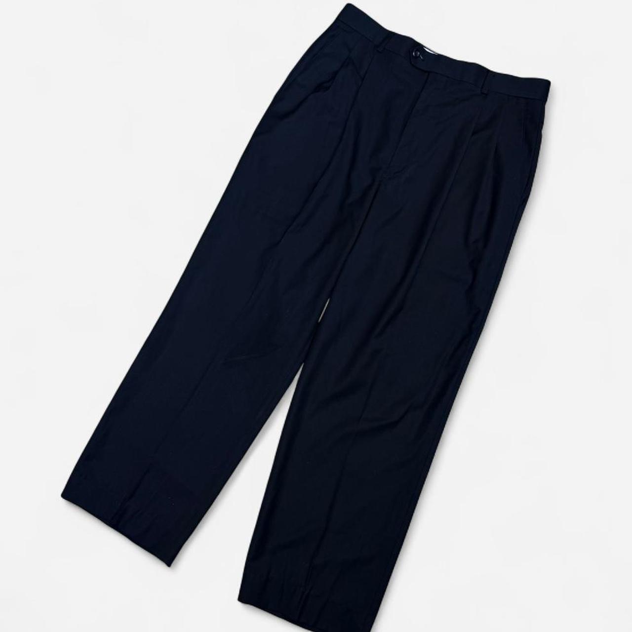 Louis Raphael Men's High waisted Pants - Black - … - image 1
