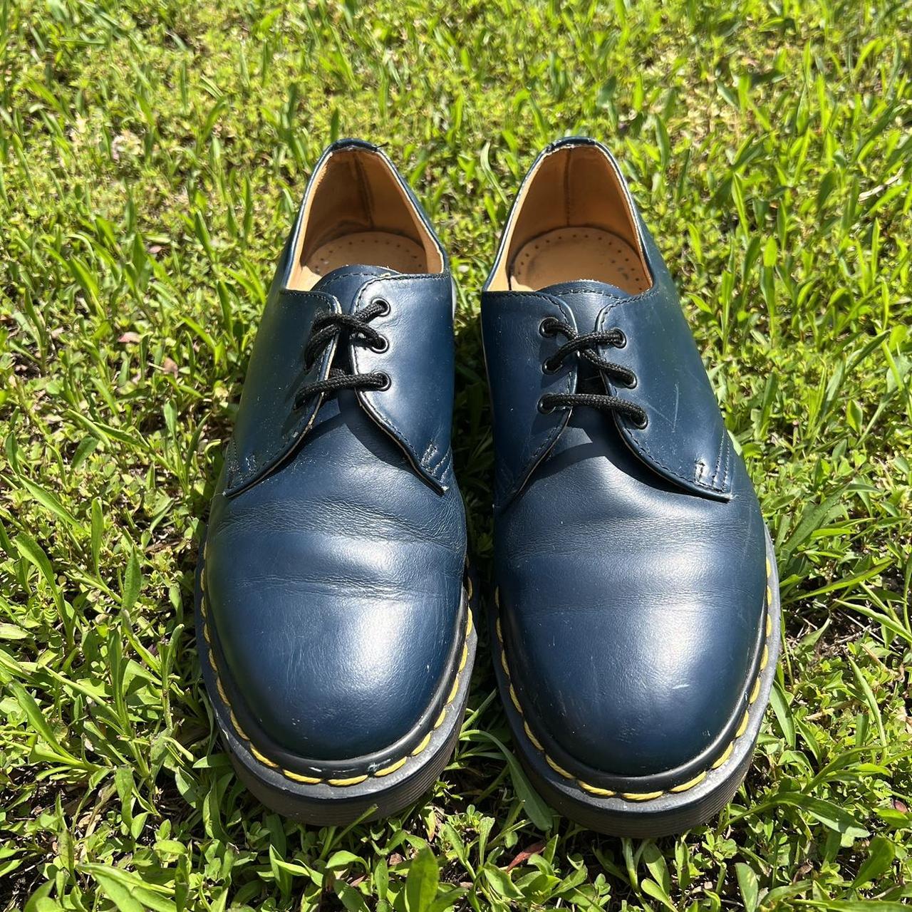 Dr martens 1461 navy blue best sale