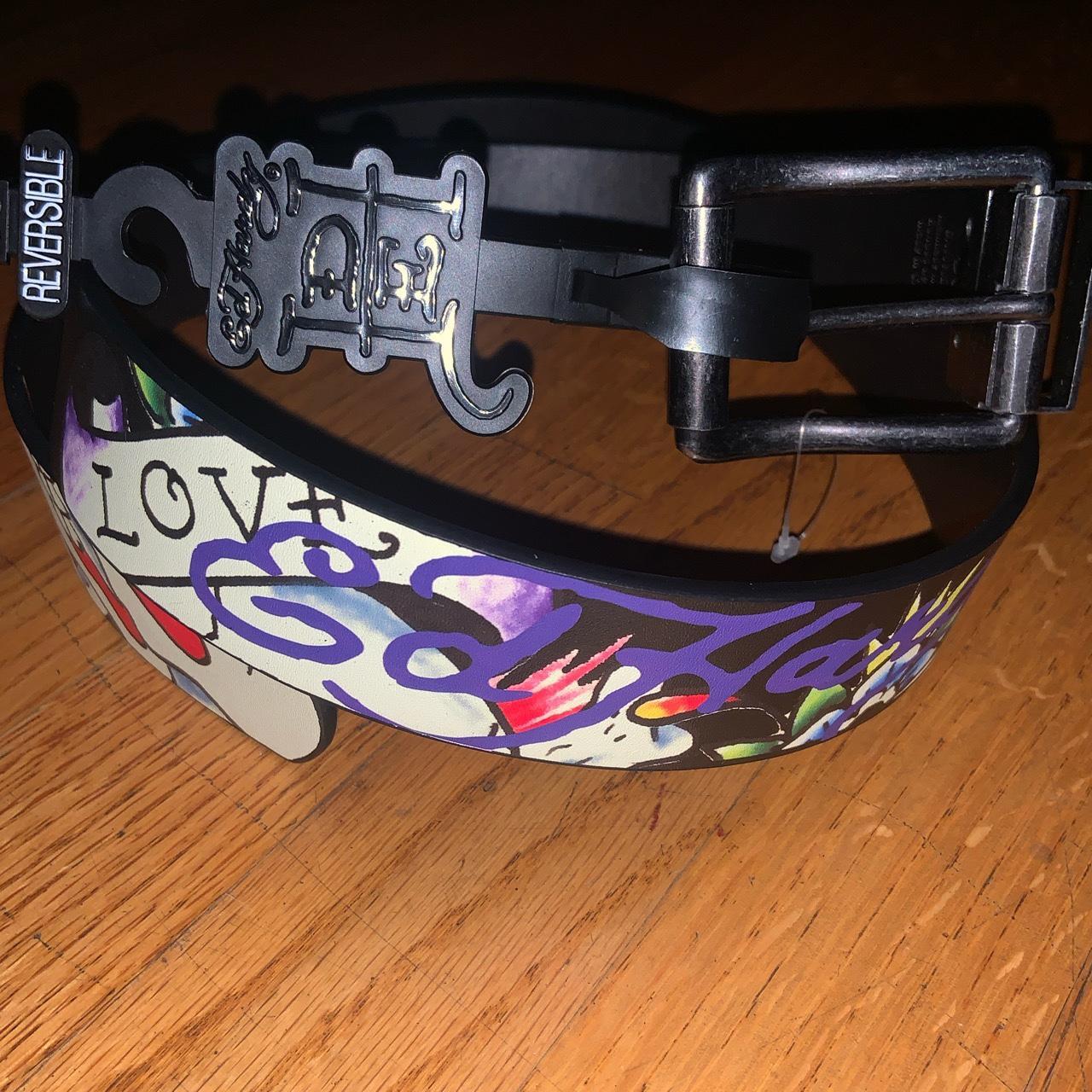 ed hardy reversible belt ed Hardy for the world 2004... Depop