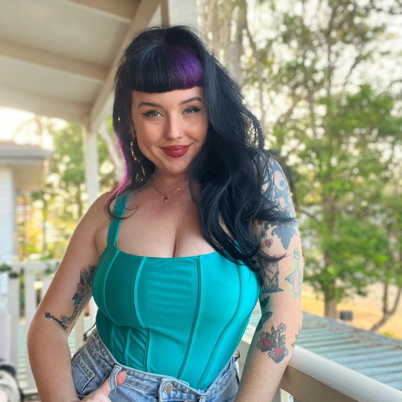 BNWT BlackMilk Turquoise bodysuit 🩱 Size S, would... Depop