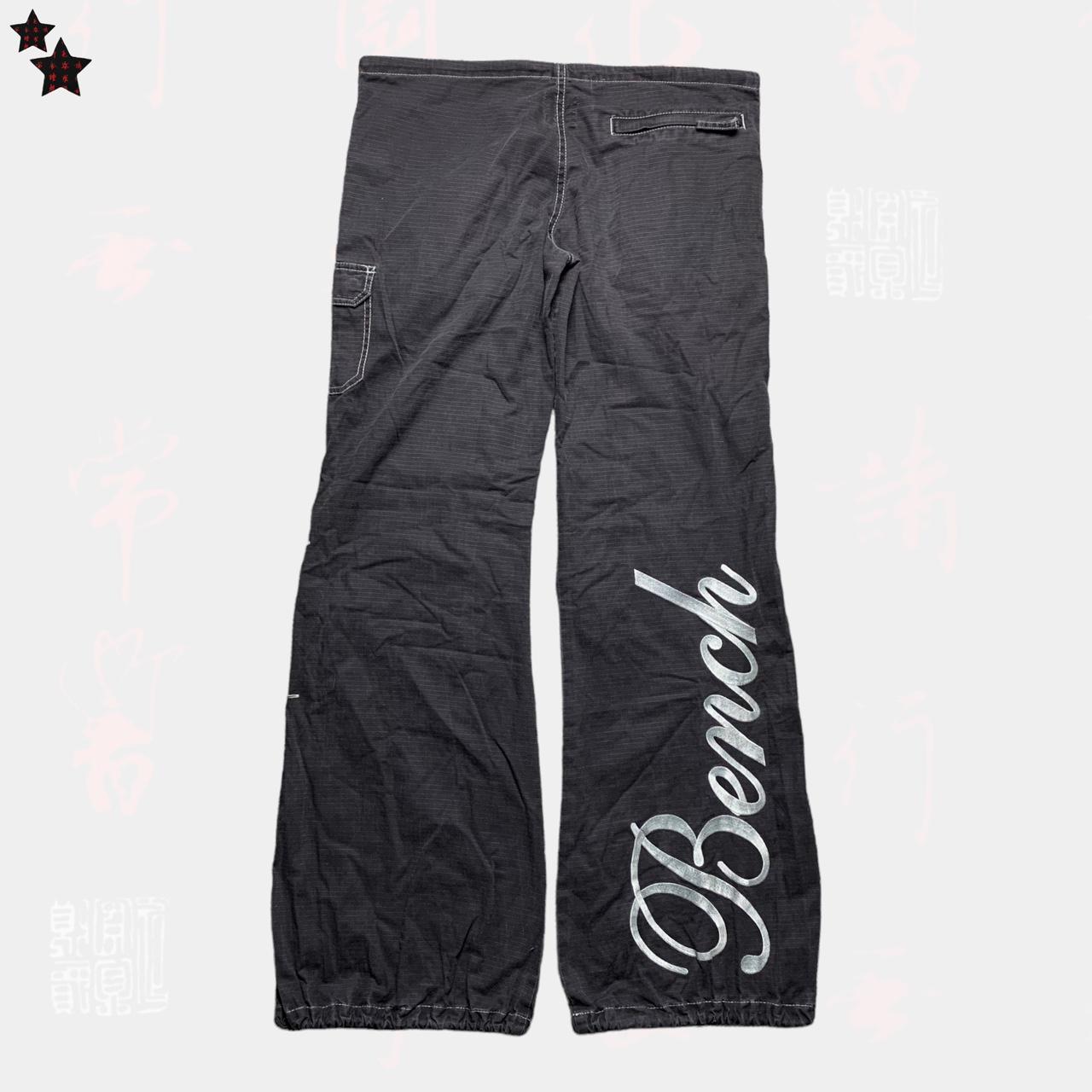 Dark grey bench baggy toggle cargo pants Tag size... Depop