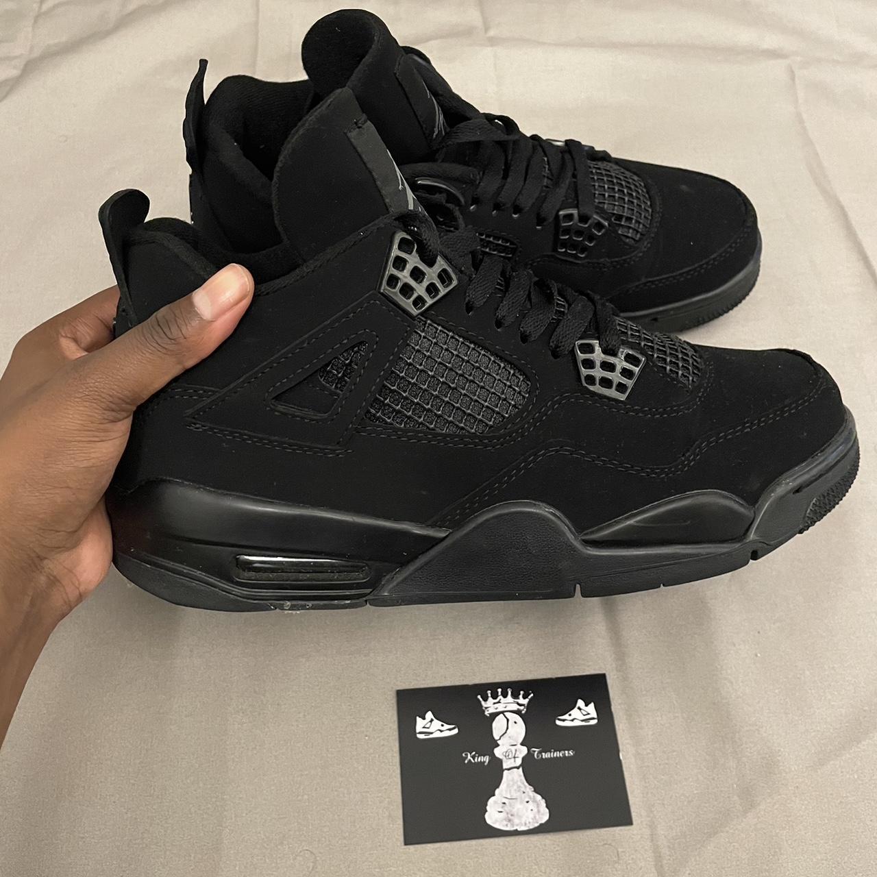 jordan black cat 4 size 7