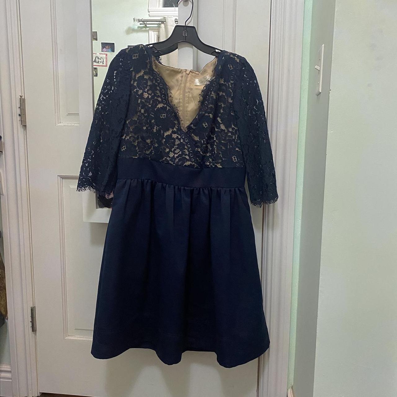 Eliza j navy blue lace clearance dress