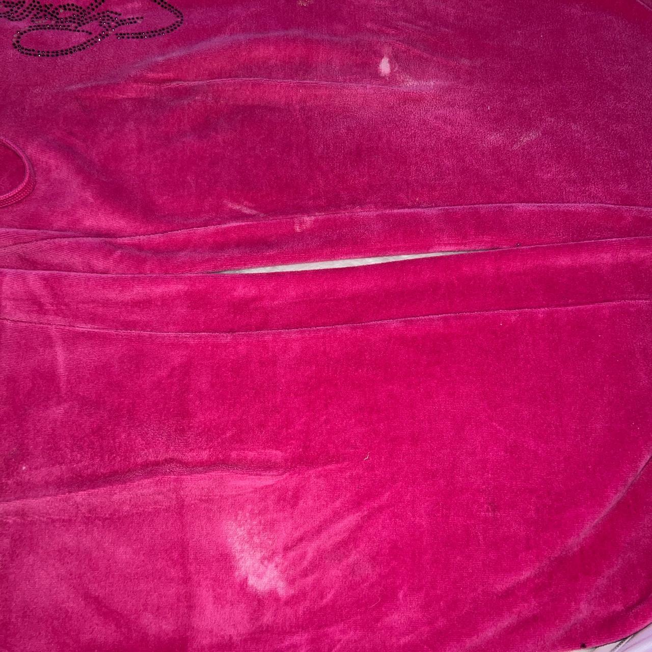 Rare Ed hardy dark hot pink velour tracksuit Free - Depop