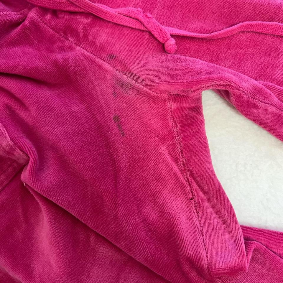 Rare Ed hardy dark hot pink velour tracksuit Free - Depop