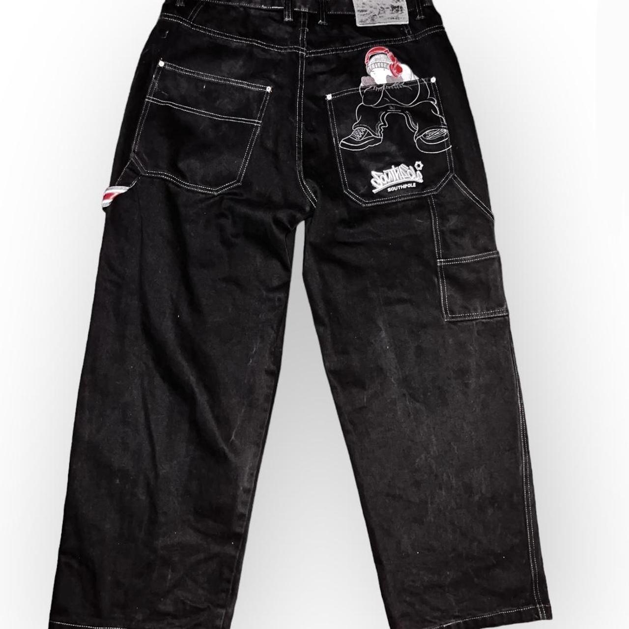 Vintage South Pole B-boy Black & red - tagged size | Depop