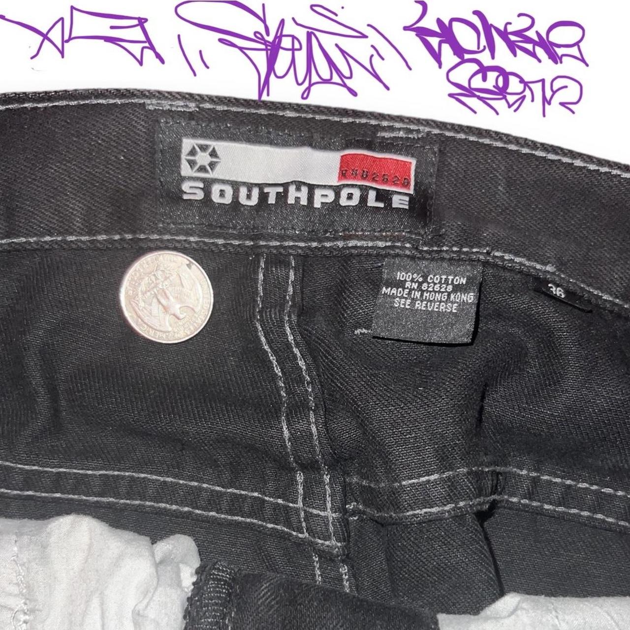 Vintage South Pole B-boy Black & red - tagged size | Depop