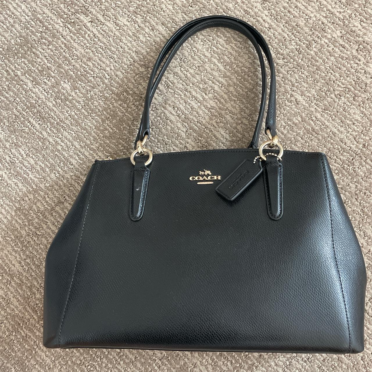 no pay pal black coach bag. nearly new, great... - Depop