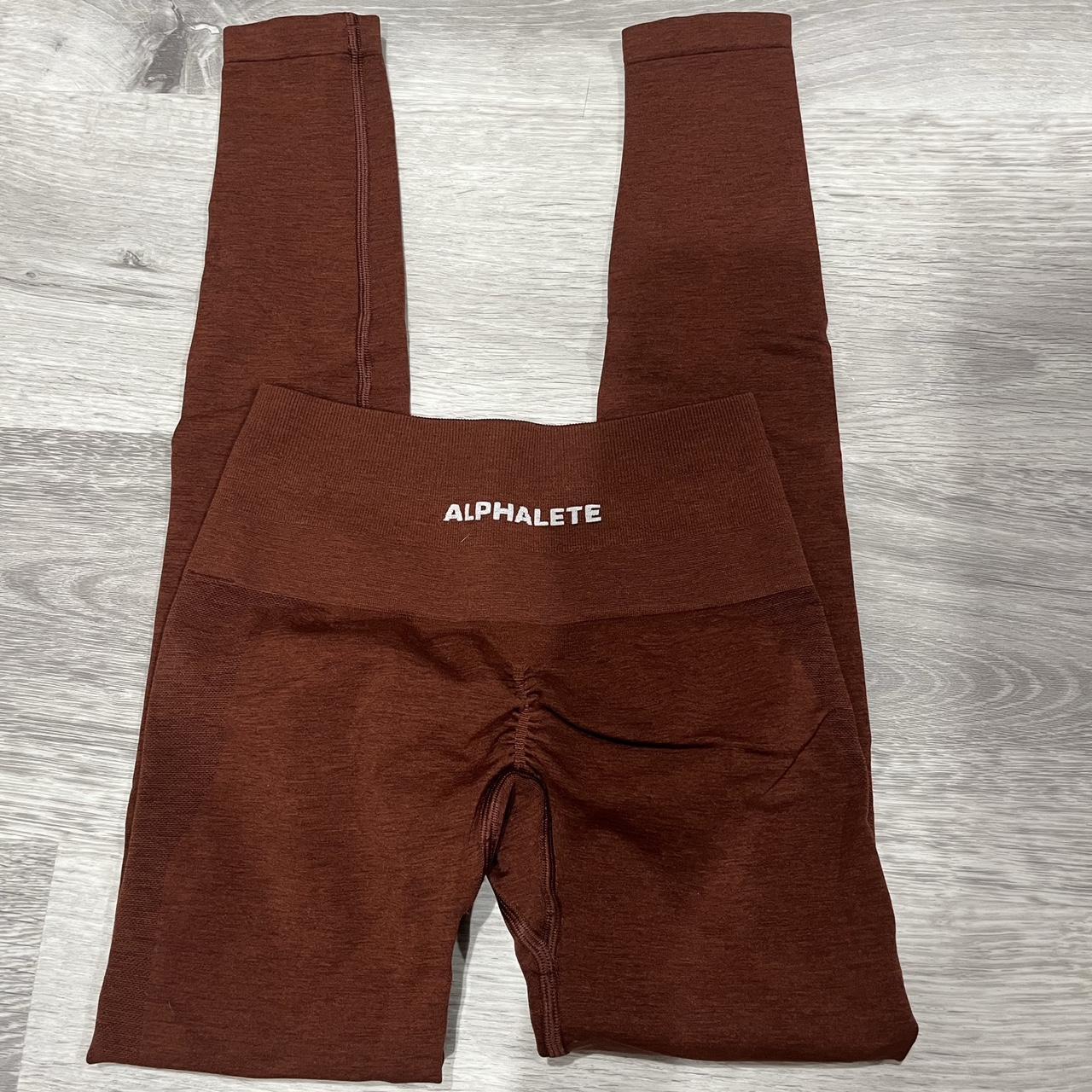 Alphalete amplify shorts, color is mocha. Size - Depop