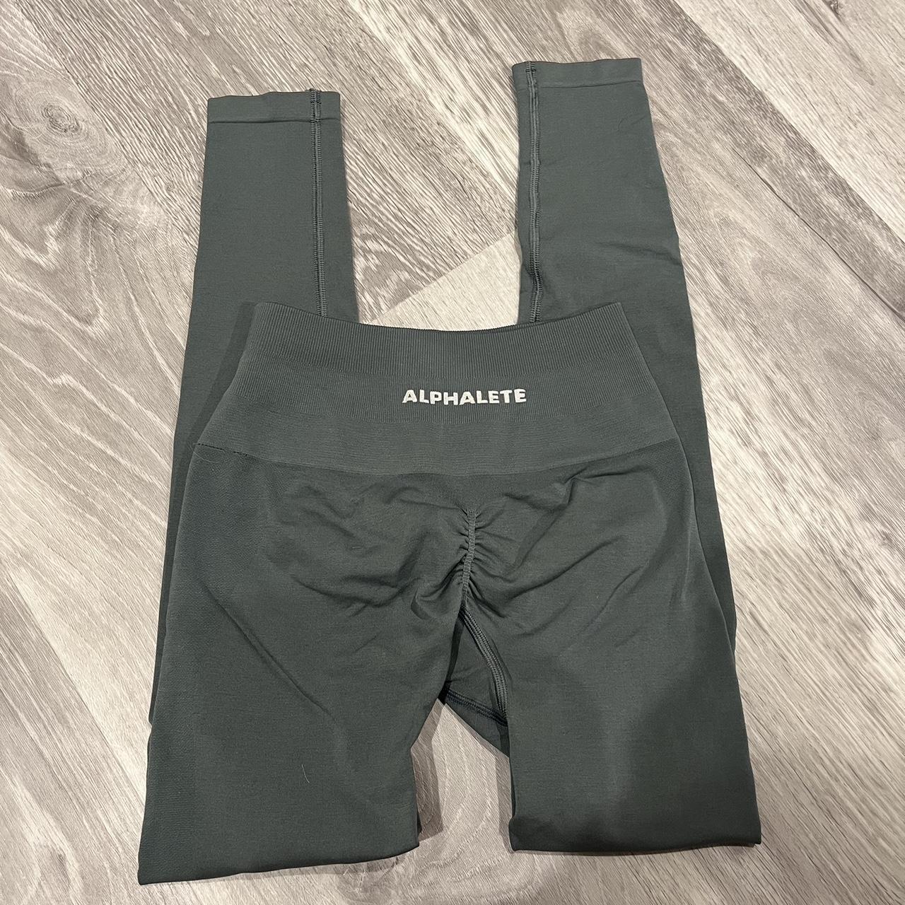 alphalete amplify in ocean size small only worn for - Depop