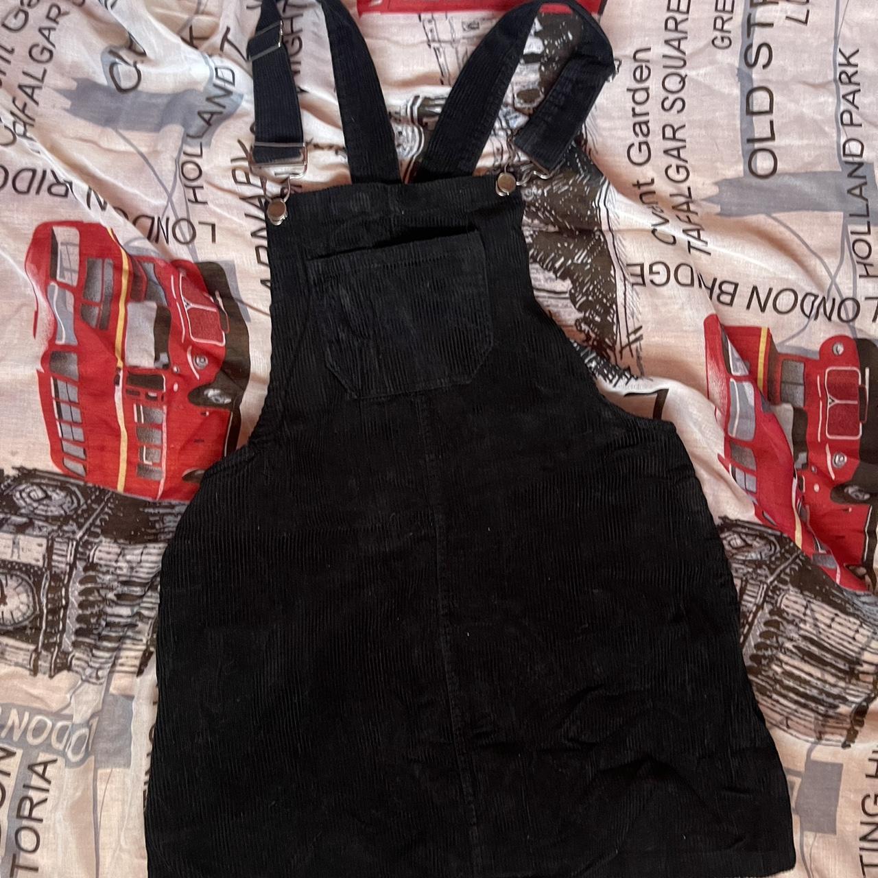 overall dress with back pockets. Depop