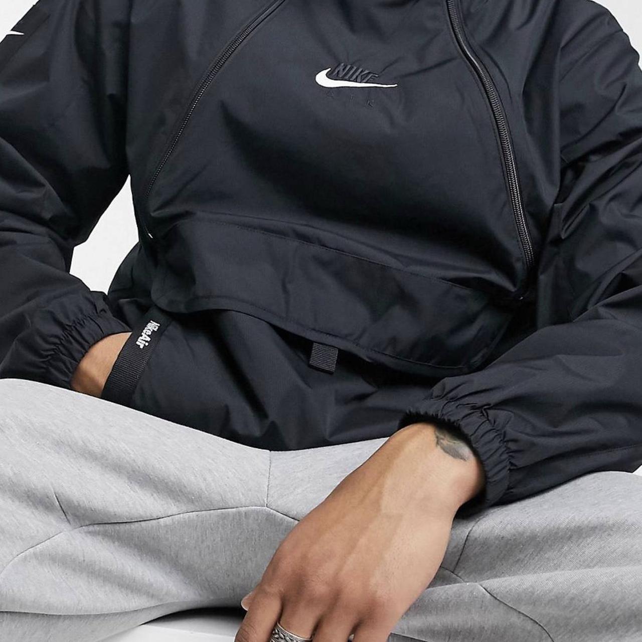 Nike Air Half-zip Overhead Woven Jacket in Black for Men