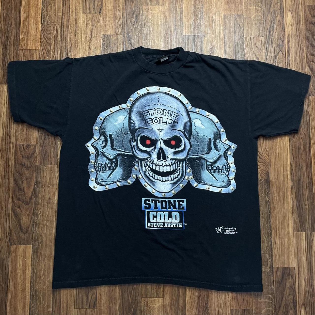 Vintage stone cold Steve Austin outlet t shirt wrestling y2k skull graphic wwf wwe XL.