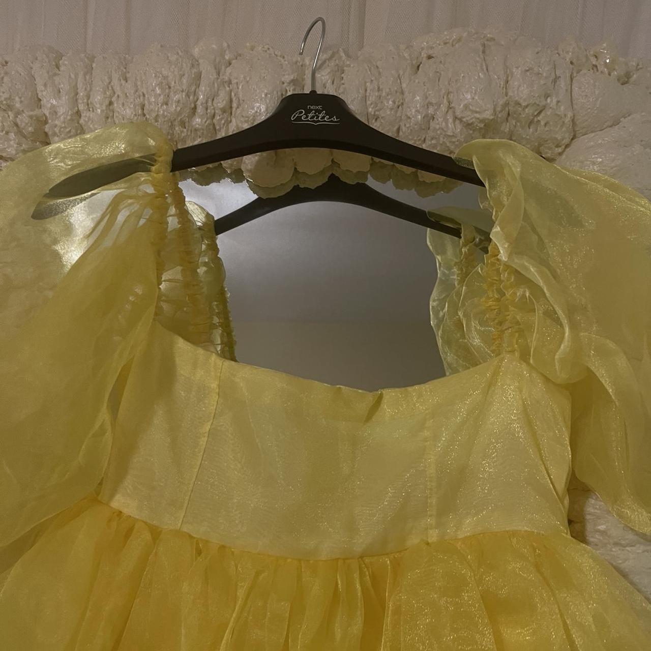 Selkie inspired mustard yellow dress Size guide Depop