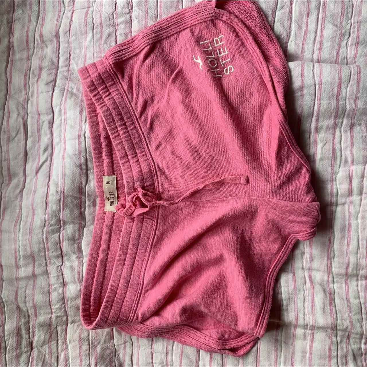 Pink Hollister shorts so cute and comfy. #hollister... - Depop