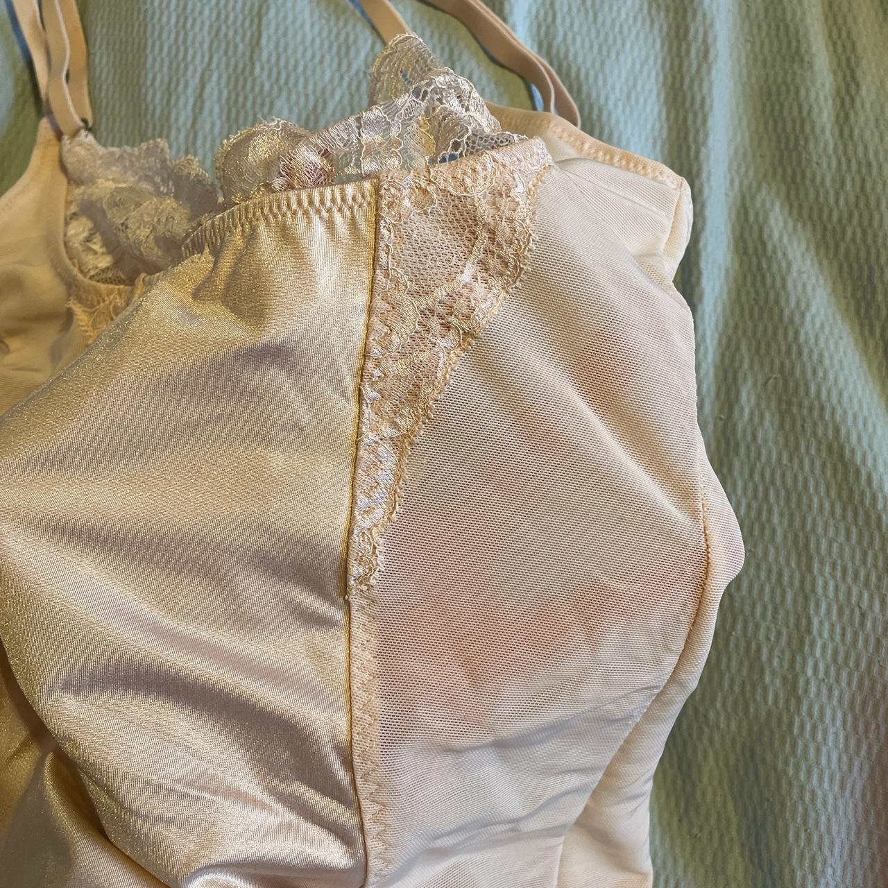 John Lewis pink/beige/ cream slip/shape wear Spandex... Depop