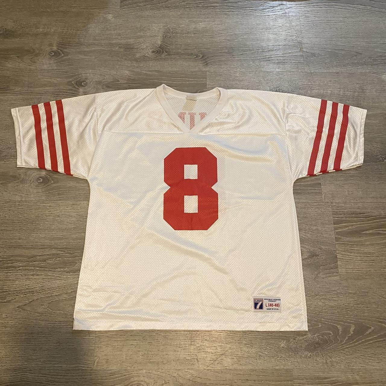 VINTAGE ADIDAS STEVE YOUNG SAN FRANCISCO 49ERS JERSEY - Depop