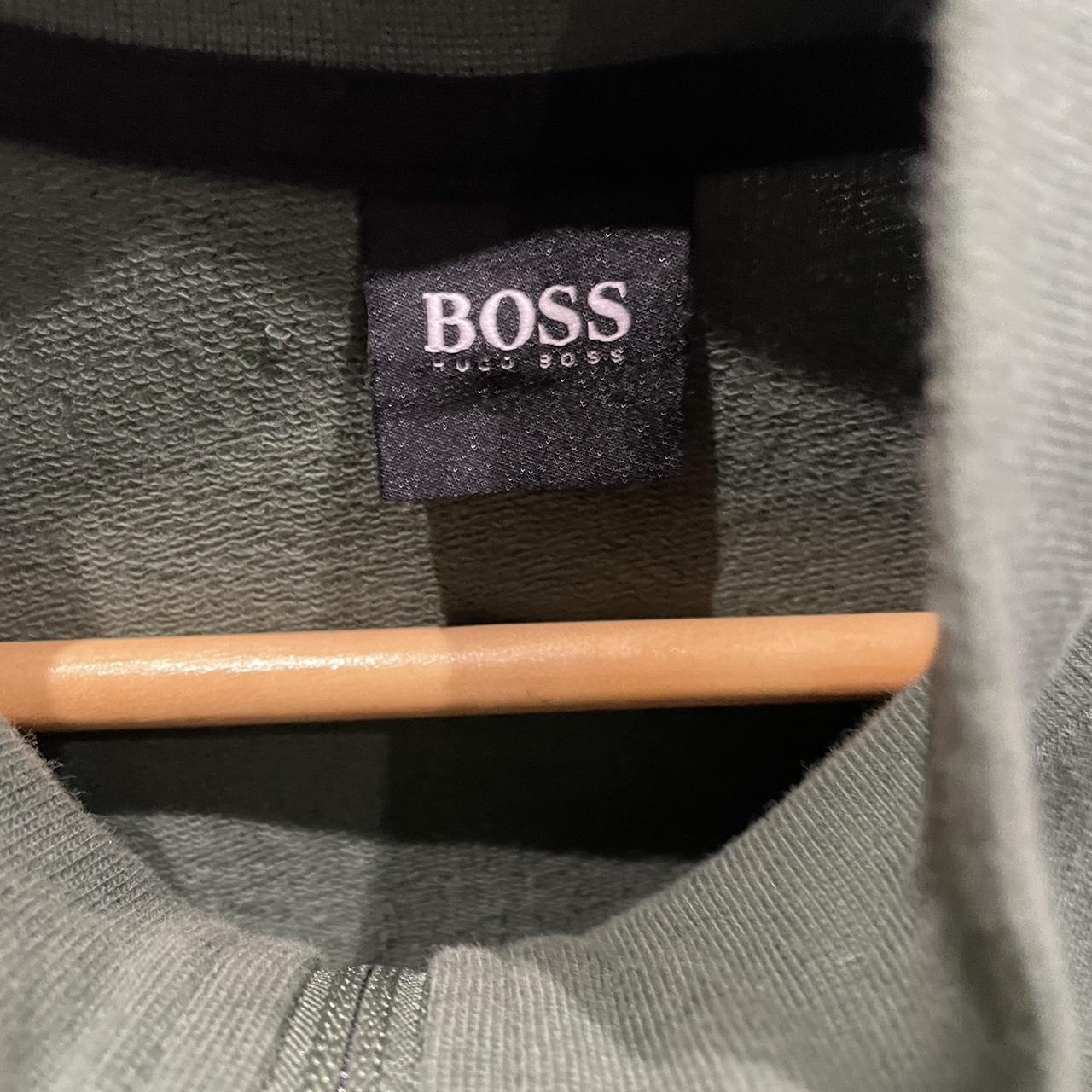 hugo boss full zip size large, brand new without... - Depop