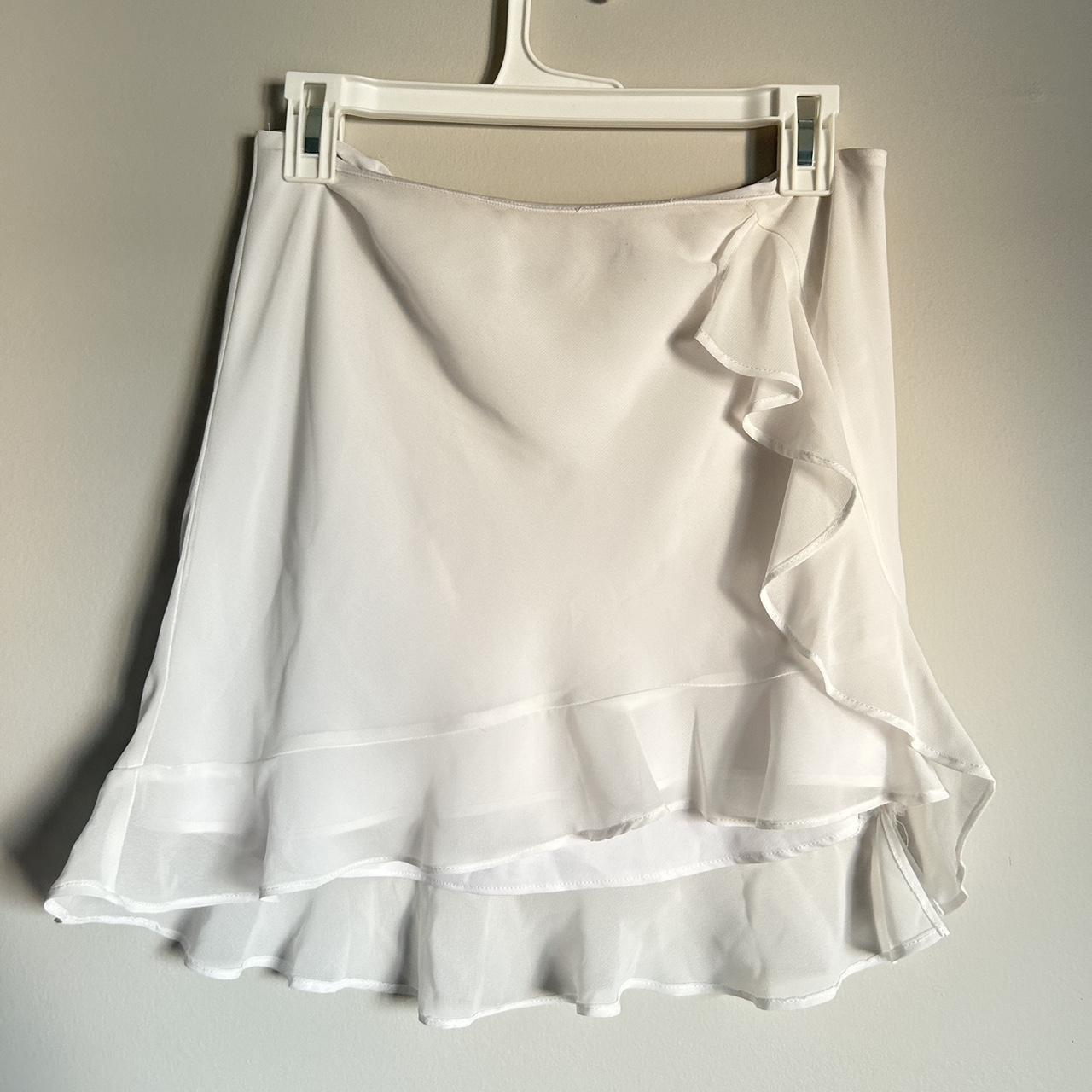Wild Fable Women's White Skirt | Depop