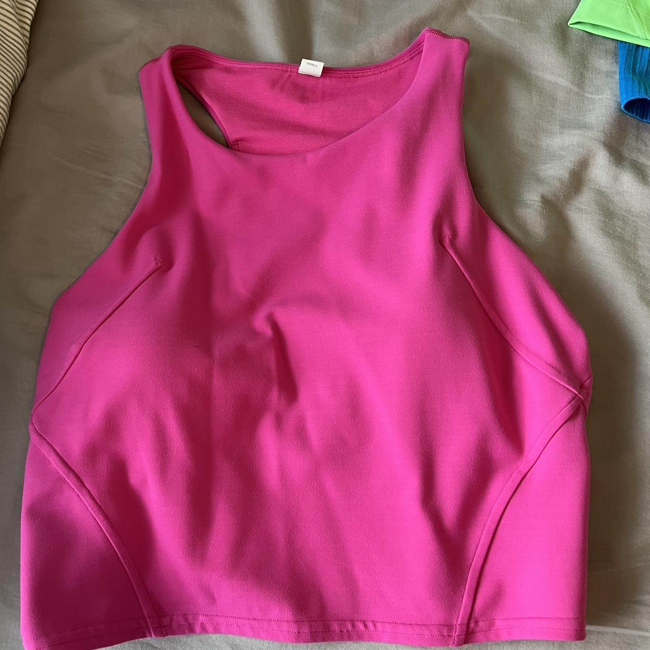 lululemon sonic pink align tank top •comes with - Depop