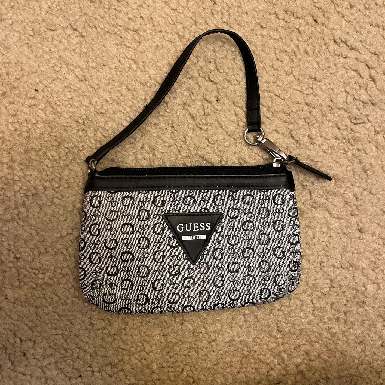 Guess best sale grey purse