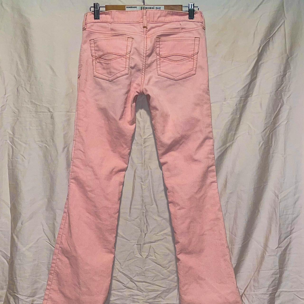 Abercrombie & Fitch Women's Pink Trousers | Depop