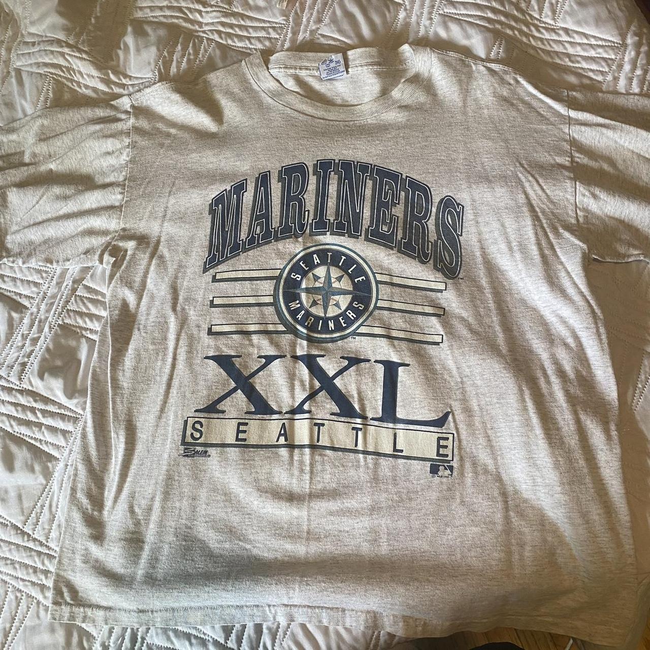 Seattle Mariners retro T-shirt with stitched on - Depop