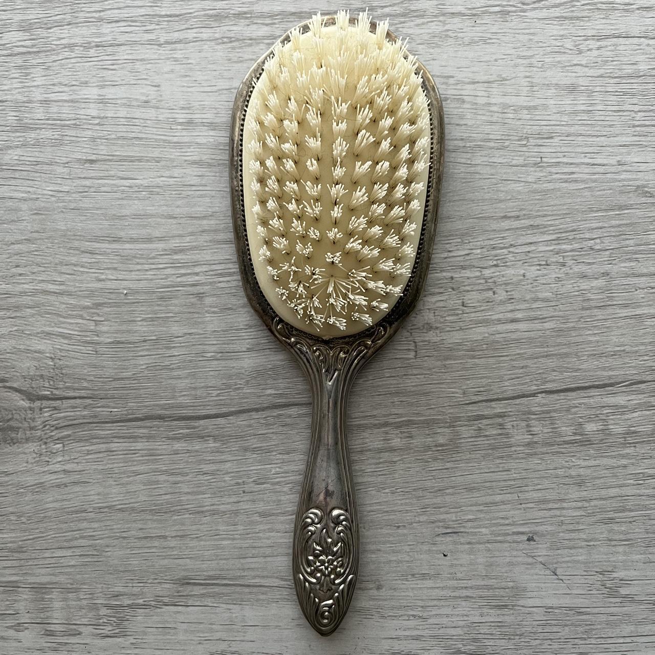 Vintage Victorian Style Hairbrush Beautiful Silver... Depop