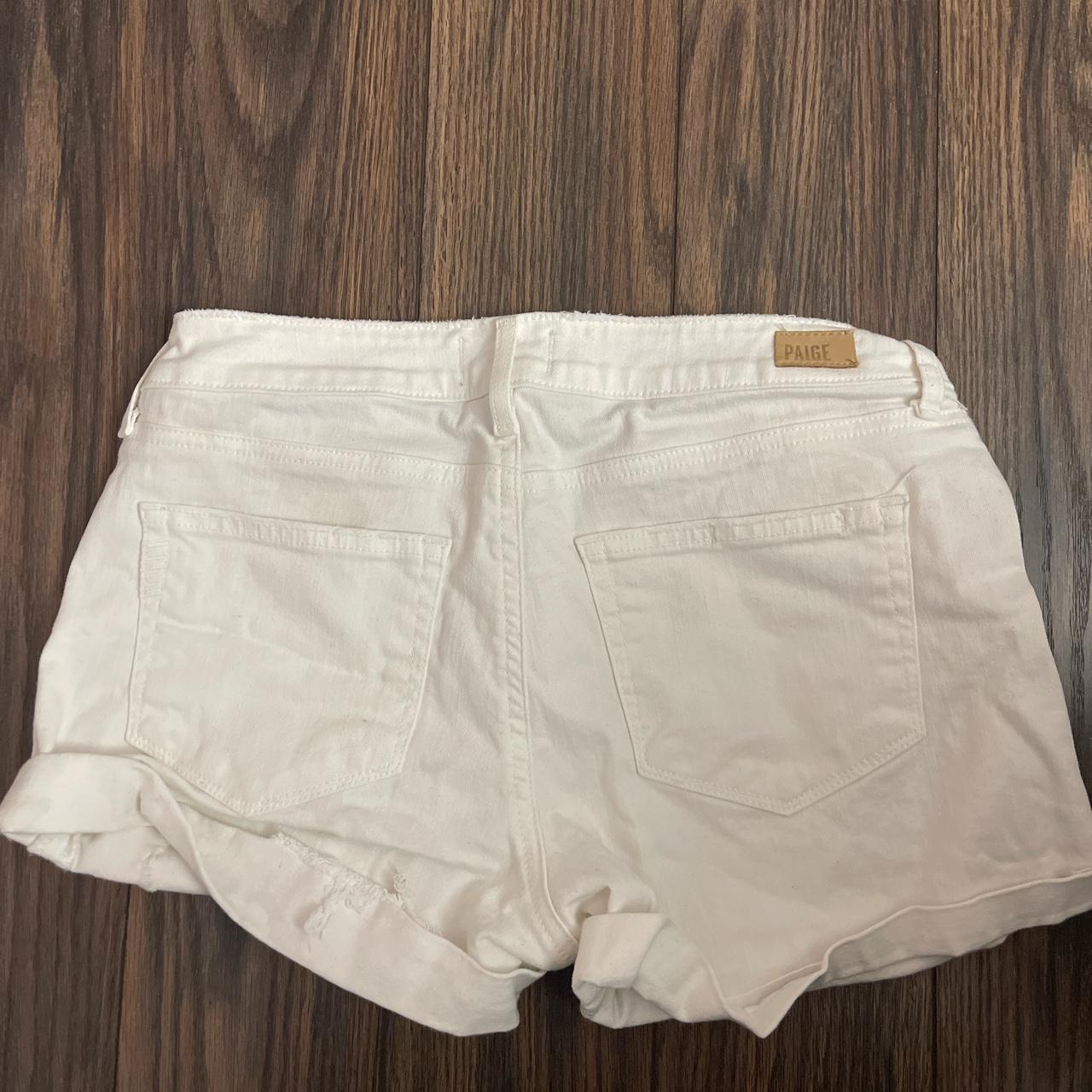 PAIGE Women's White Shorts | Depop