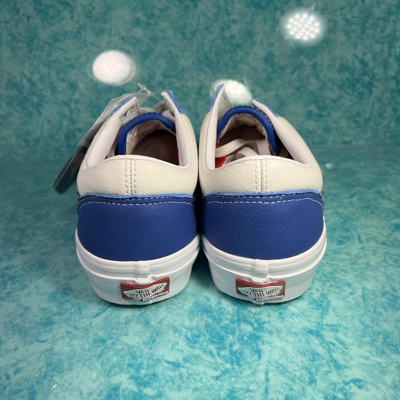 Brand new Vans Skate Old Skool Leather 'Blue/Black’.... - Depop