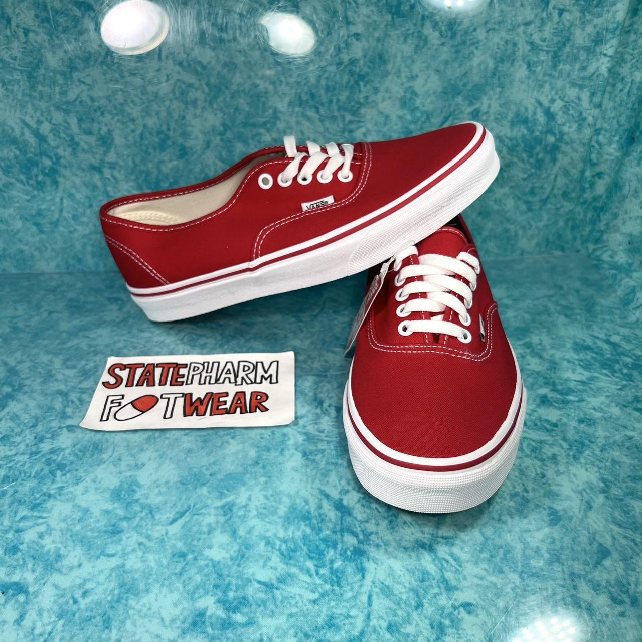 Vans authentic crimson sale