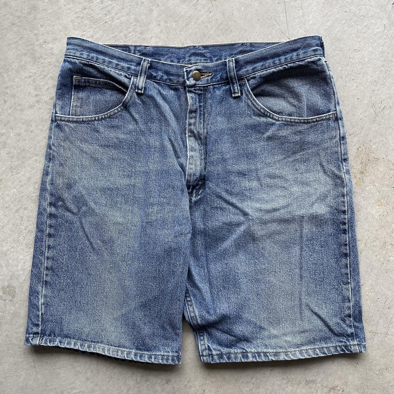 Wrangler Faded Jorts 34x9.5 FREE... - Depop