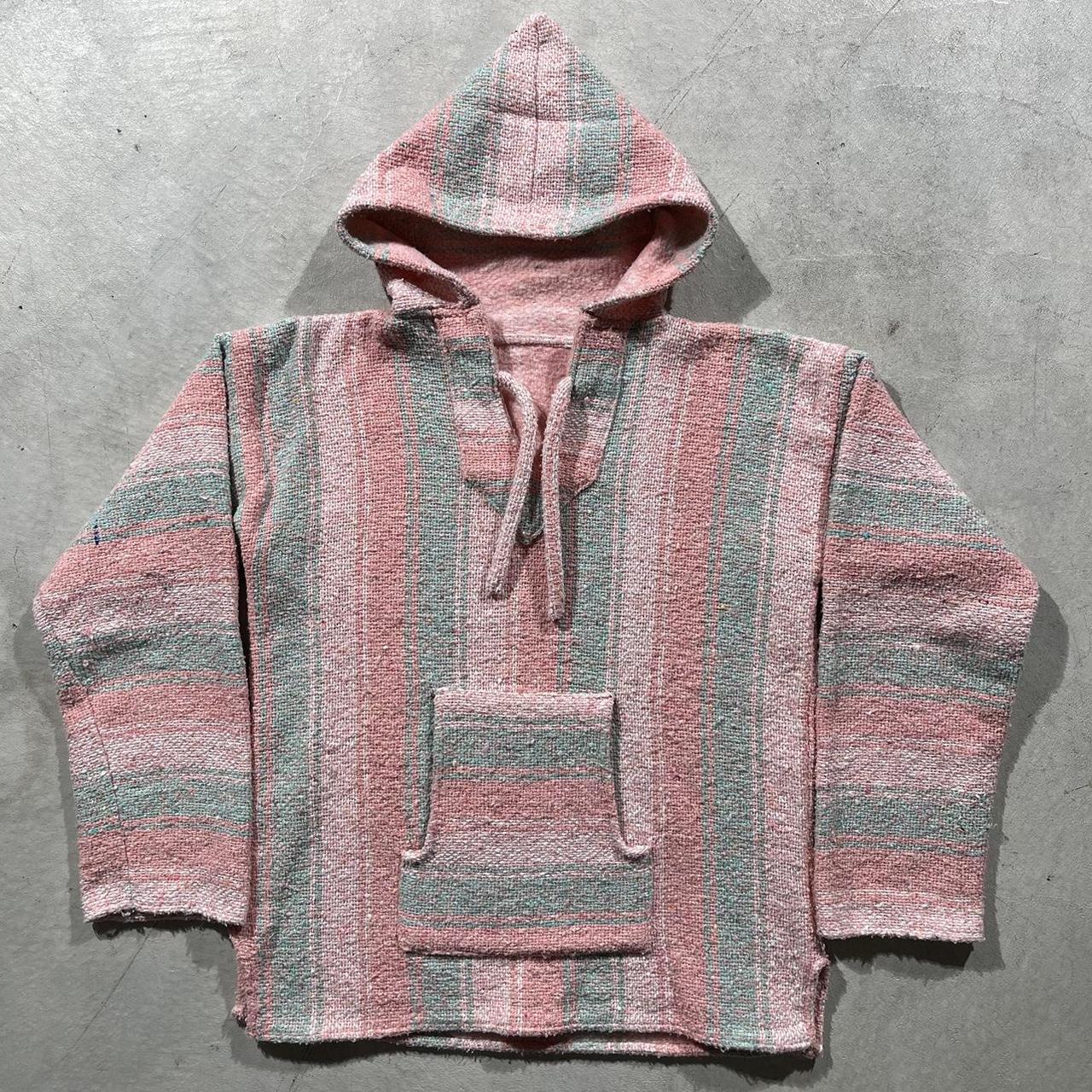 Men's Pink and Grey Hoodie | Depop