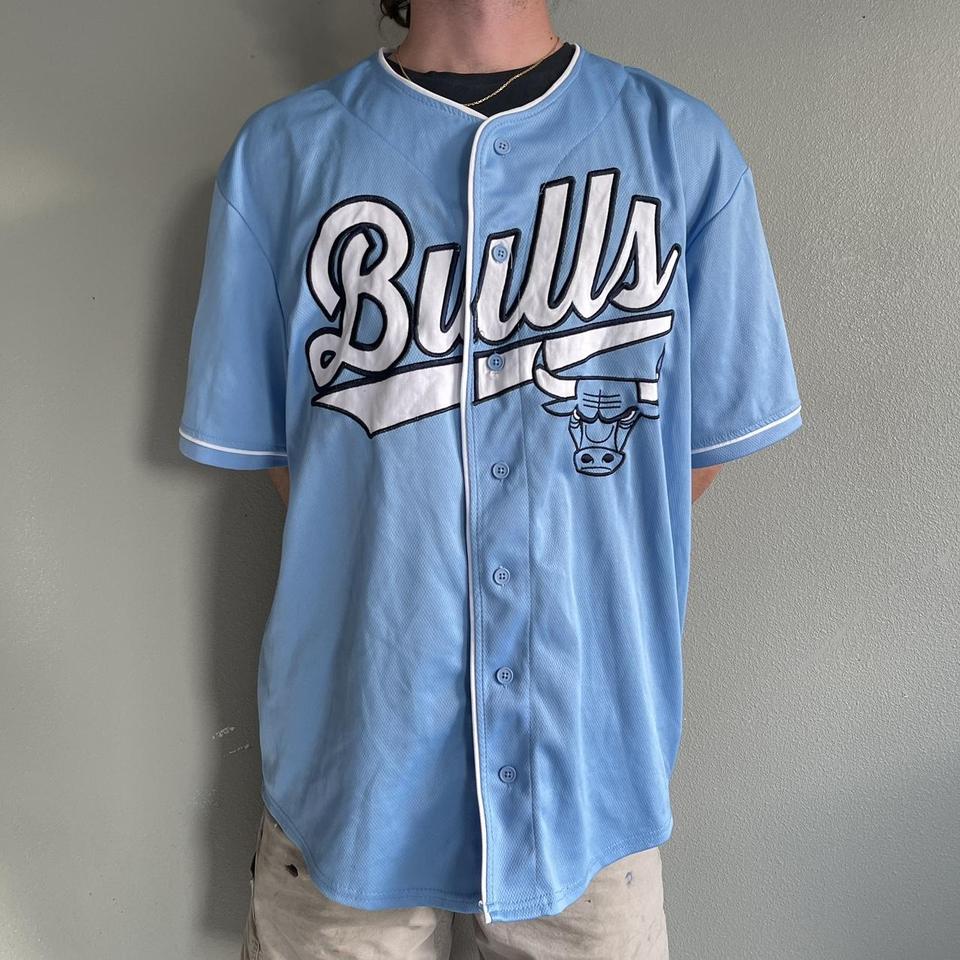 Chicago Bulls Vintage Starter Baseball Jersey - Depop