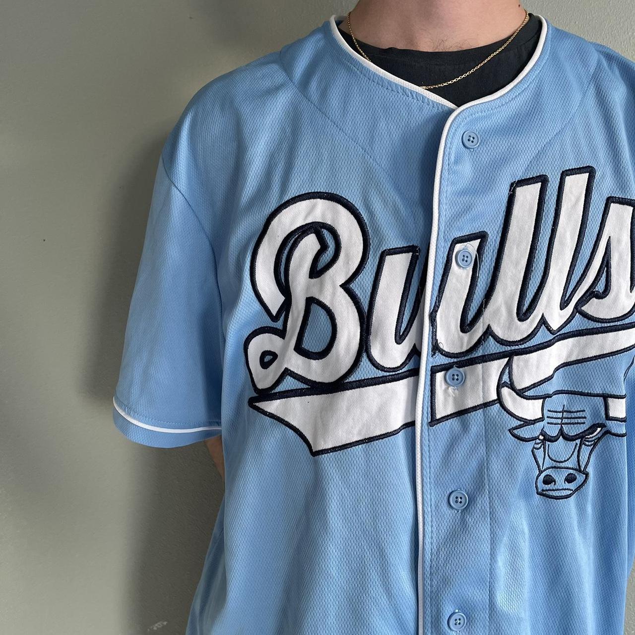 bulls blue jersey