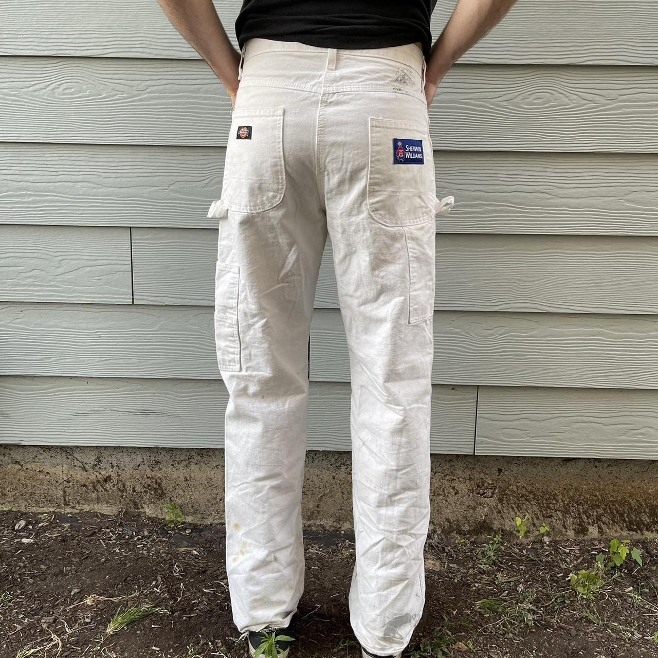 Dickies Men's White Trousers (6)