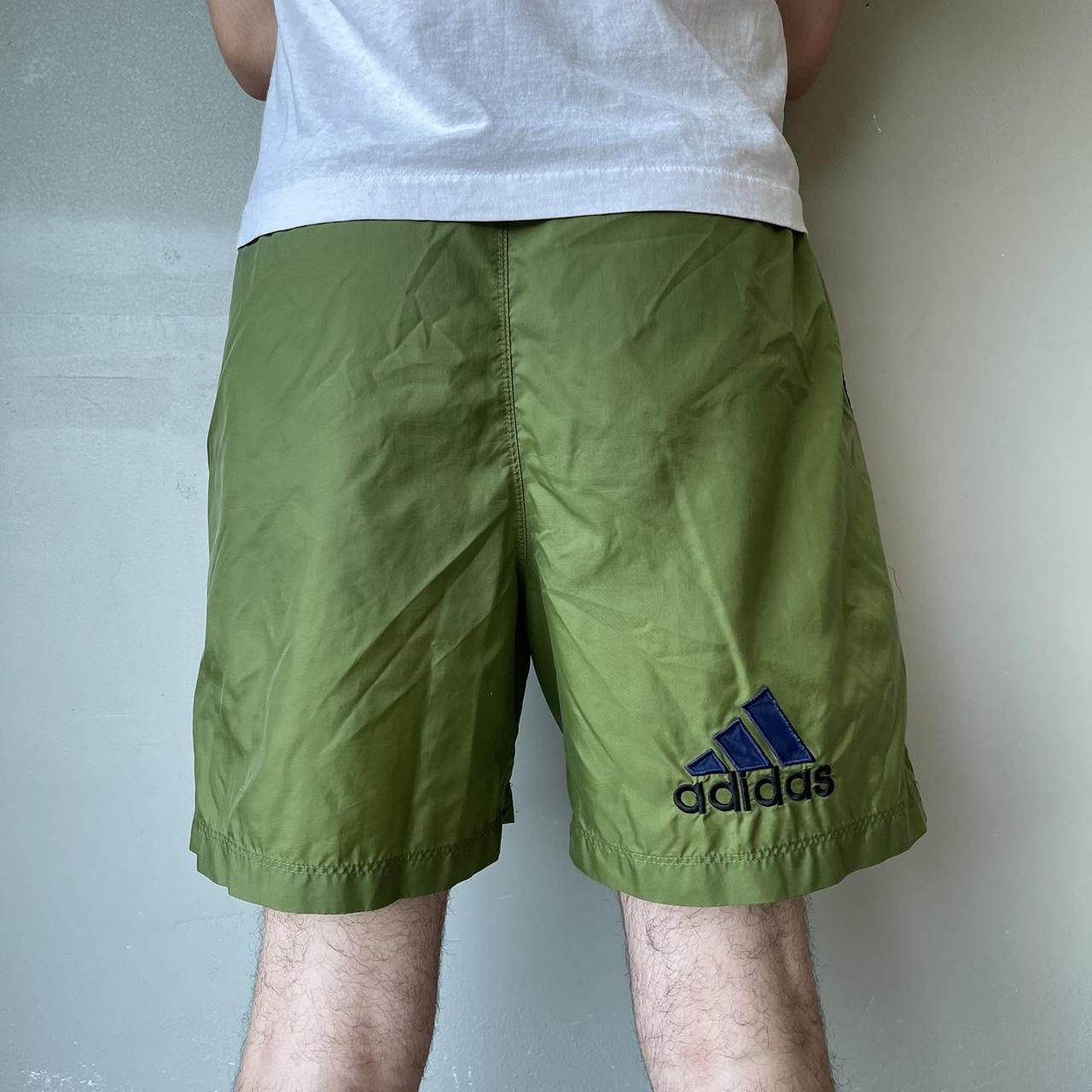 Vintage 1990s Olive Green Adidas Nylon Baggie Style