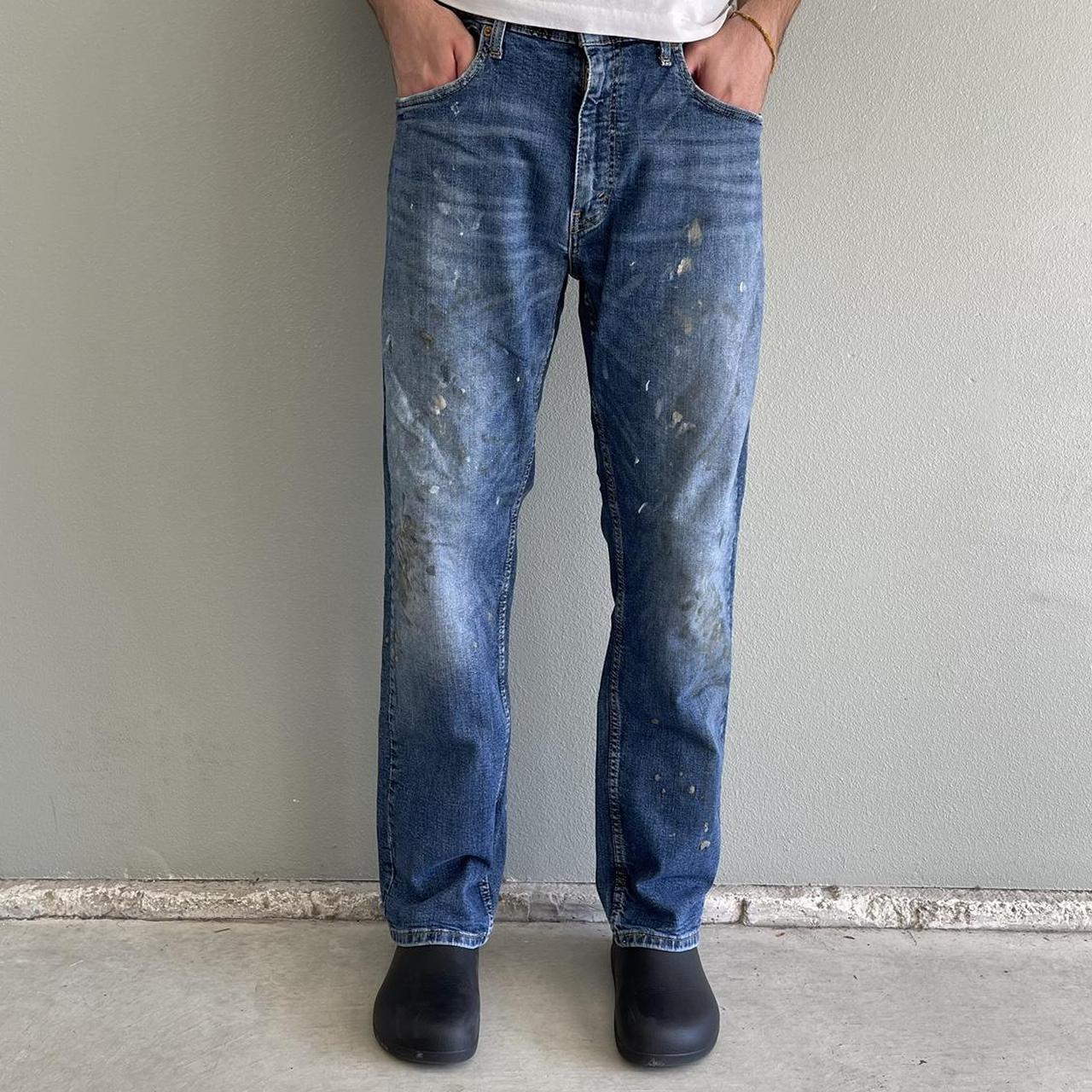 Levi paint clearance splatter jeans