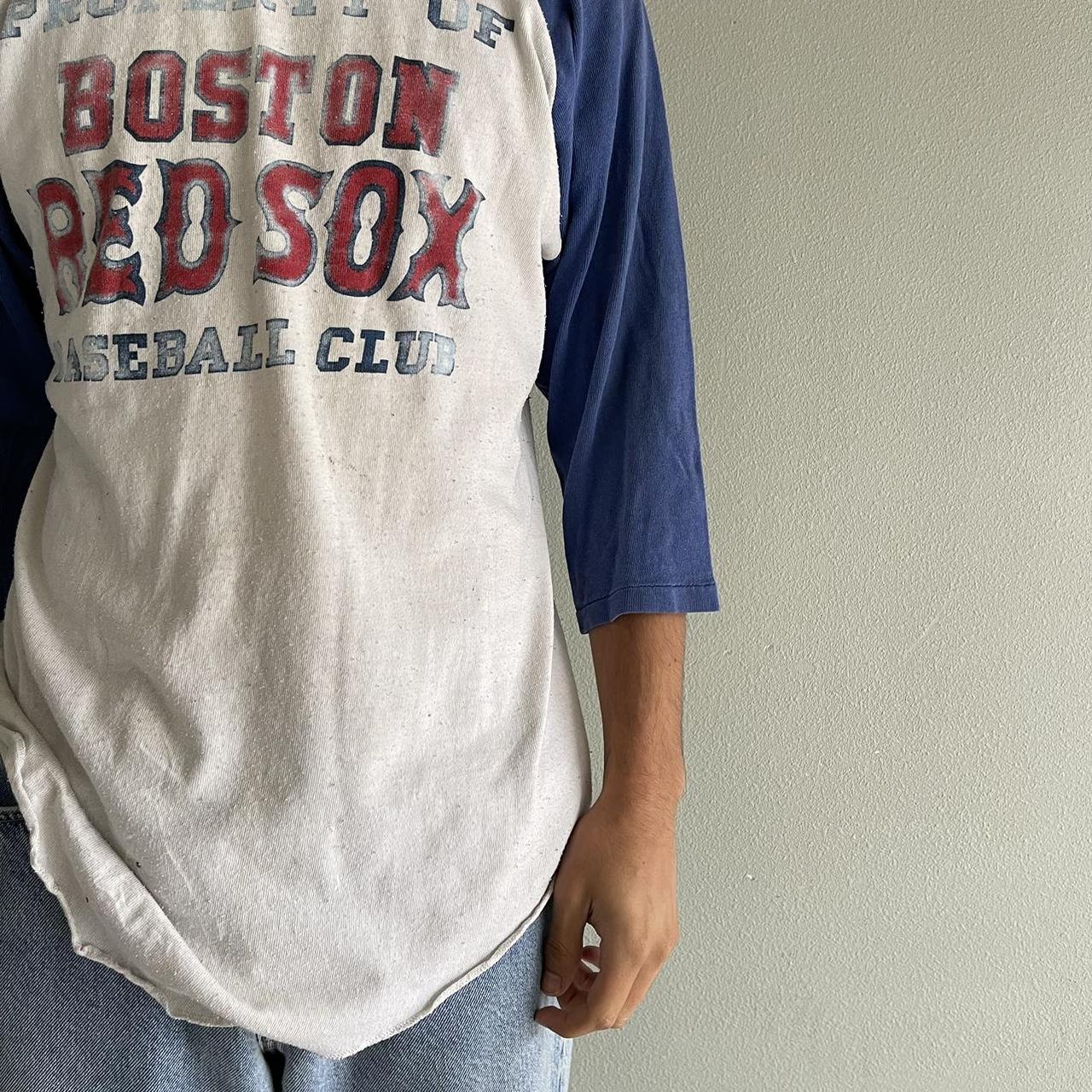 Boston Red Sox Mens T-Shirt Size XL Major League Baseball Grey Short Sleeve