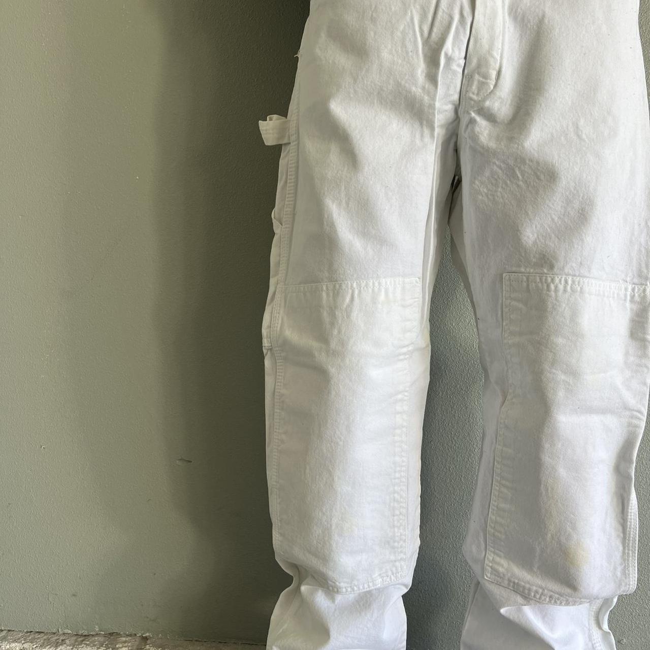 Dickies White Carpenter Double Knee Painter