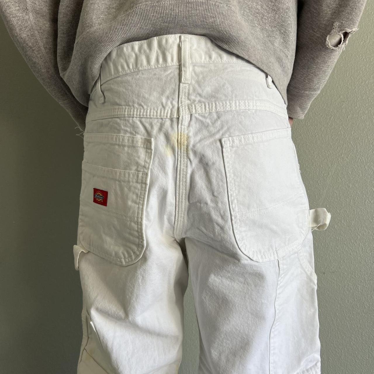 Dickies White Carpenter Double Knee Painter