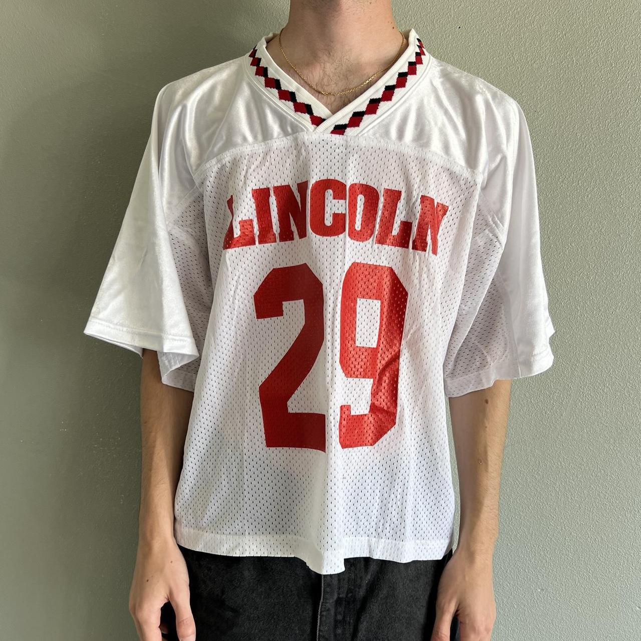 シャツ 80s football T-shirt Vintage Boxy Mesh Jerseys you'll receive one mesh | Depop