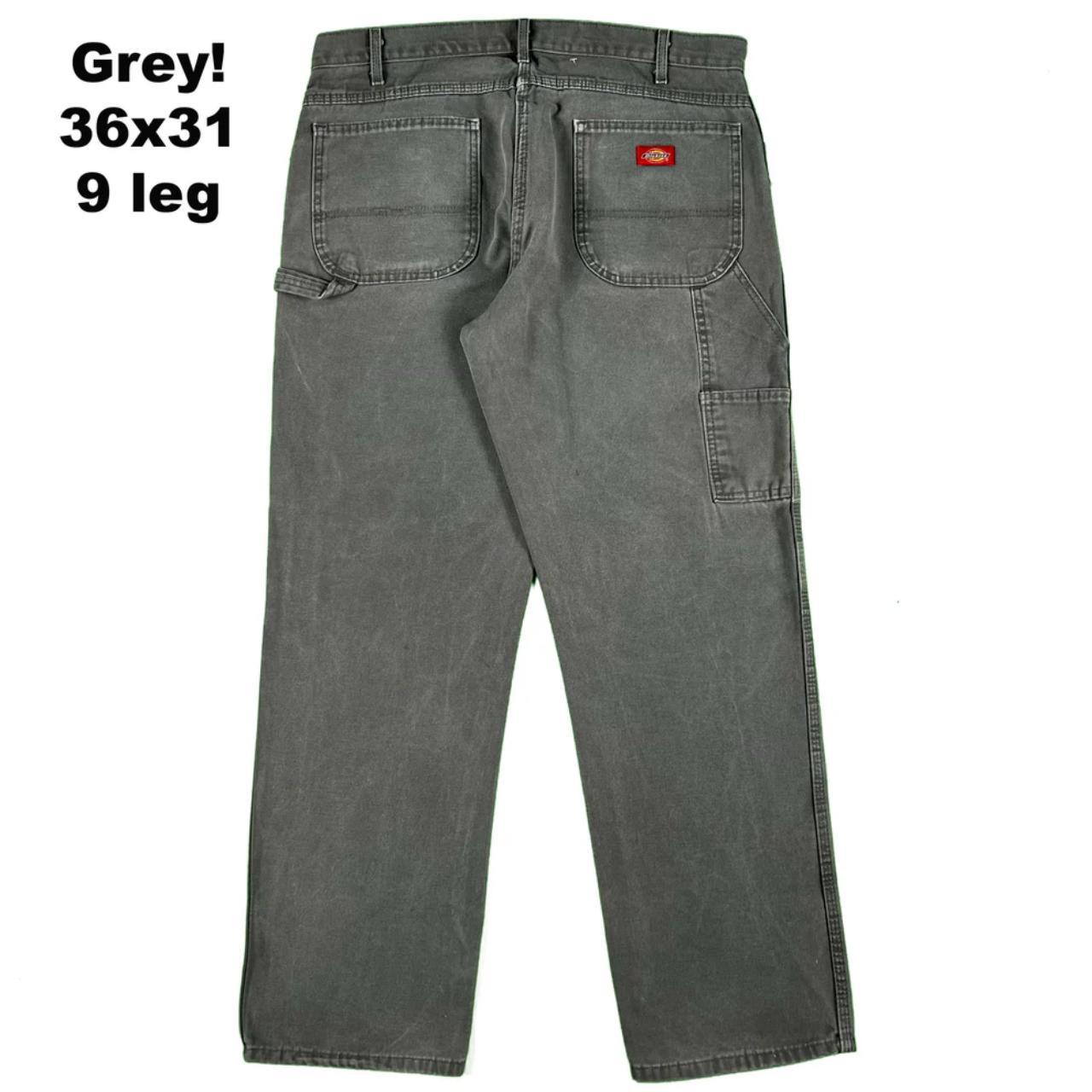 Vintage Faded Grey Dickies Canvas Carpenter | Depop