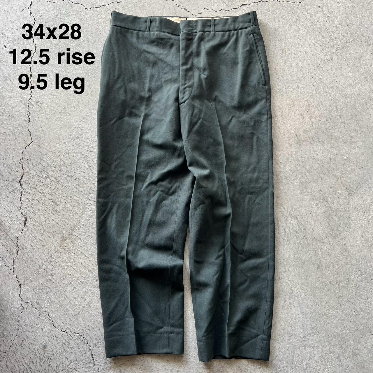 Mens 1950s 1960s Sears Pleated Dress Slacks 35x30 50s 60s