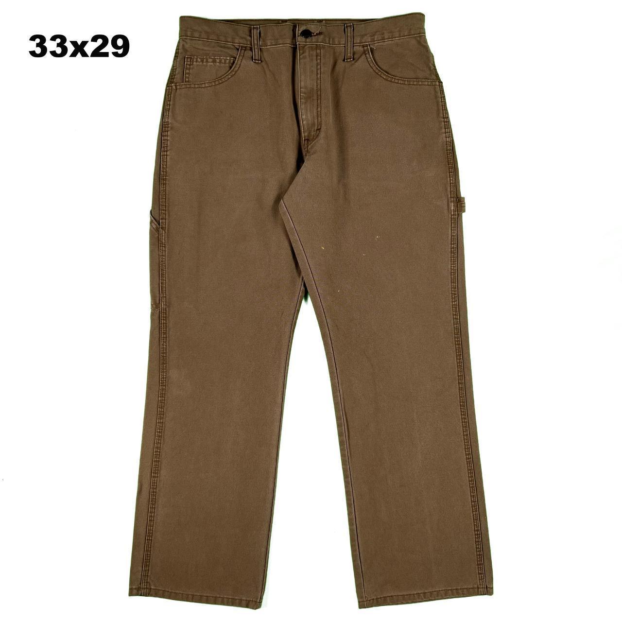 Vintage Faded Brown Dickies Canvas Carpenter | Depop